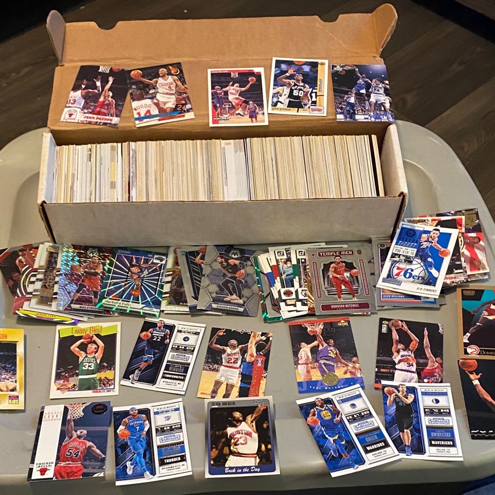 Assorted Basketball Trading Cards Collection